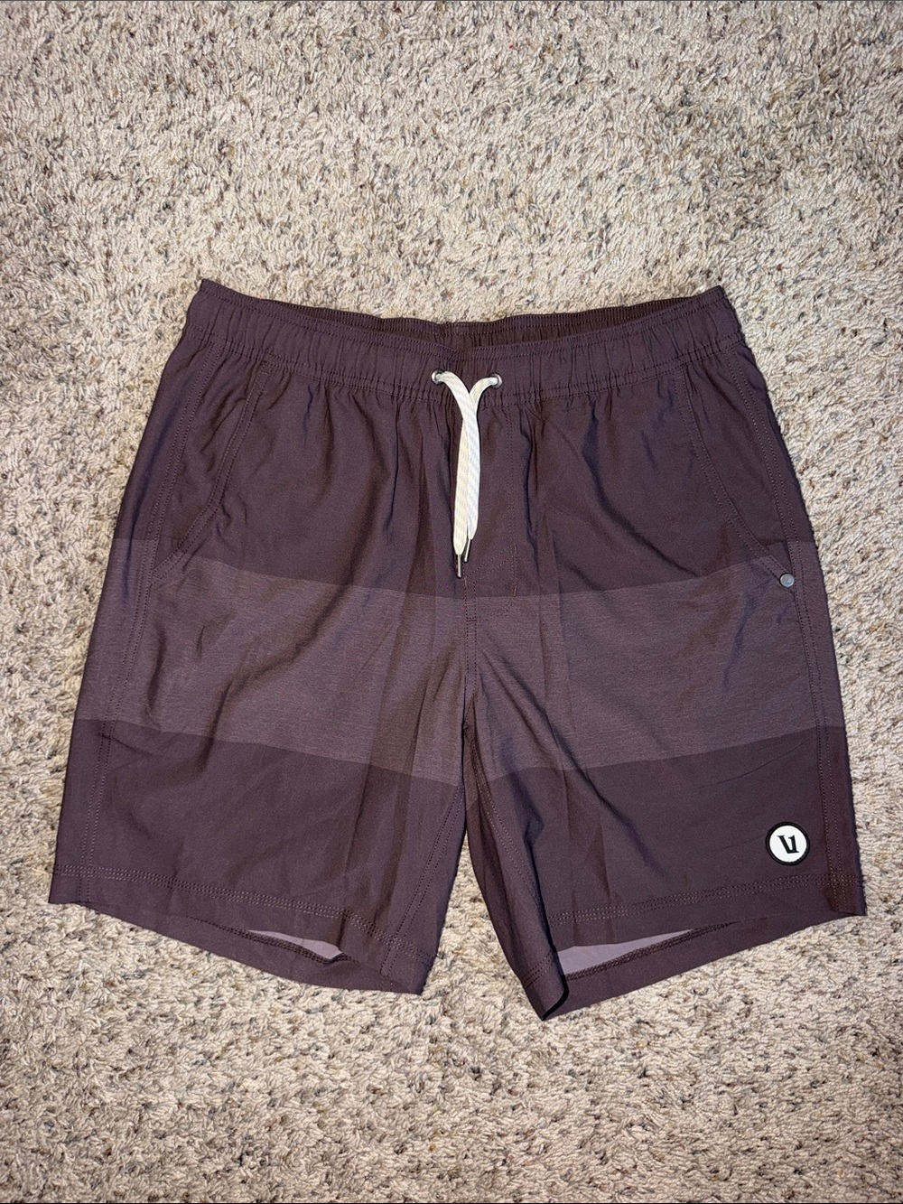 Vuori Men's Athletic Kore Shorts — Sangria